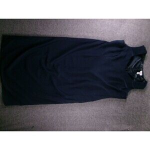 RM Richards Dress Womens 20W Navy Sleeveless Sheath Zip Back Lined Formal